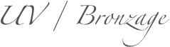 UV / Bronzage